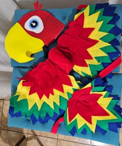 Disfraz infantil de tucán colorido, cómodo y personalizado