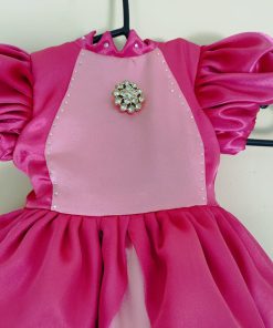 Vestido para niña pequeña color rosa pastel, suave y cómodo para eventos especiales