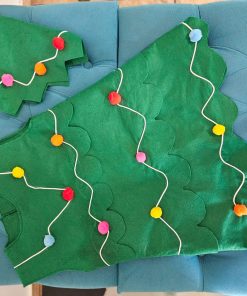 Vestido de árbol infantil, diseño temático original para fiestas y eventos especiales